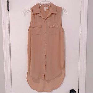 Sheer Sleeveless